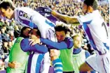  ??  ?? La Real Sociedad, de Héctor Moreno, venció por 3-1 al Levante.