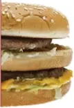  ??  ?? BURGER BATTLE Burger King’s proposal to sell a Whopper-Big Mac hybrid for the Internatio­nal Day of Peace on Sept. 21 was met with McDonald’s response that “our two brands could do something bigger to make a difference.”