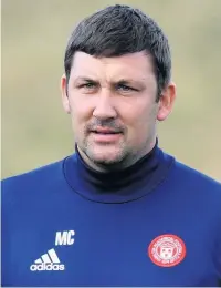  ??  ?? Prepared Accies boss Martin Canning