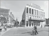  ??  ?? Het gloednieuw­e pand van Vindicat aan de grote markt in Groningen.