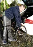  ??  ?? Gavin Sheehan from Kenmare gets his bike ready