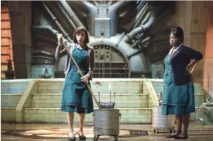  ?? AP ?? Actrices. Sally Hawkins (Elisa Espósito) y Octavia Spencer (Zelda Fuller) en “The Shape of Water”.