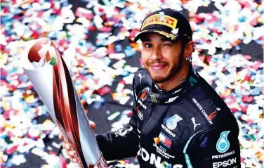  ?? File ?? Lewis Hamilton sealed his seventh title, and sixth with Mercedes, after winning in Turkey last weekend.