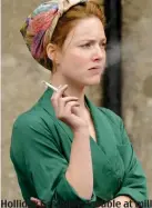 ??  ?? Holliday Grainger: Trouble at mill