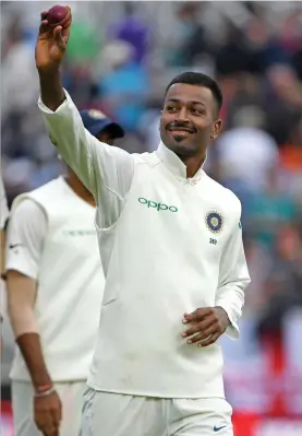  ?? Picture: AFP ?? EMERGING FORCE. Hardik Pandya (above) has hit back at criticism comparing him to the great Indian all-rounder Kapil Dev.