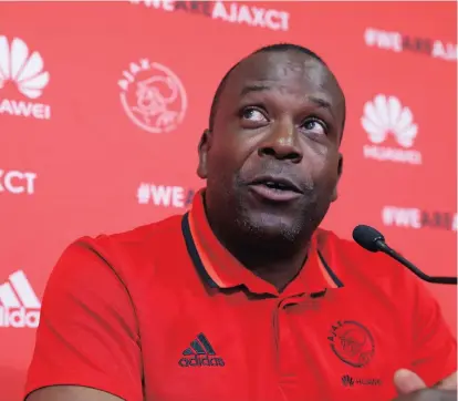  ??  ?? WE CAN ONLY GO UP: New Urban Warriors coach Stanley Menzo wants to instil confidence and a winning mentality.