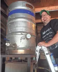  ?? MARK MAHONEY ?? Mark Mahoney doesn't have a bricks-and-mortar brewery yet but will serve samples at Firkin Fest on July 22.