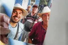  ??  ?? A photo shows Francisco Ortega, right, with other residents of the group home he lived in. He was fatally stabbed in the neck Nov. 9.