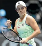  ??  ?? Ashleigh Barty was too good for Slovenian Polona Hercog.