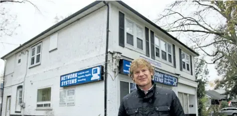  ?? TIFFANY MAYER/ SPECIAL TO POSTMEDIA NEWS ?? Karl Vanderkuip is the proud owner of a Russell Avenue building he wants to renovate to include apartments and a restaurant — all he needs now is a tenant.