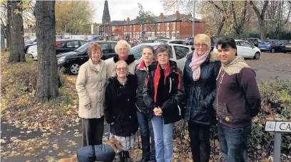  ??  ?? ●●Edgeley traders and shoppers are worried about car parking