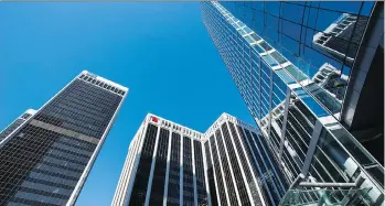  ?? GERRY KAHRMANN/FILES ?? It’s not yet clear if office towers at the Bentall Centre in downtown Vancouver are on the list of US$10 billion in assets that China’s Anbang Insurance Group Co. Ltd. will sell off starting next month.