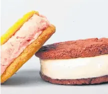  ?? TED RHODES • POSTMEDIA NEWS ?? Create delicious ice cream sandwiches with your favourite cookie and ice cream filling.