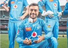  ??  ?? Adelaide Strikers import Rashid Khan. Picture: Brad Fleet