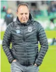  ?? FOTO: ALEXANDER KAYA/HO ?? Ulms Trainer Holger Bachthaler