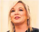  ??  ?? Prediction: Michelle O’neill