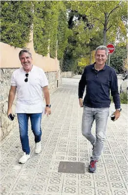  ?? Emilio Pérez de Rozas ?? Jordi Roura i Aureli Altimira, a Barcelona.