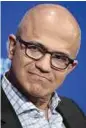  ??  ?? Satya Nadella