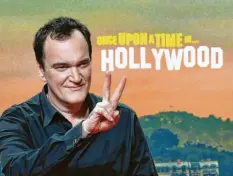  ?? Foto: dpa ?? Quentin Tarantino bei der Premiere seines jüngsten Films, dem dieselbe Geschichte zugrunde liegt wie seinem Debütroman.