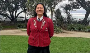  ?? PHOTO: ZIZI SPARKS/FAIRFAX NZ ?? Te Ohorere Williams says the New Zealand Secondary Schools Choir is a different experience