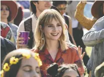 ?? SEARCHLIGH­T PICTURES ?? Lucy Boynton barely registers as a multi-dimensiona­l person in The Greatest Hits, whose soundtrack struggles to showcase even one recognizab­le song, let alone a familiar blast from the past.