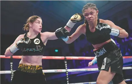  ??  ?? Boxing star Katie Taylor, who is the sole shareholde­r in KT Sports, saw profits hit €1.5m – €110,000 up on the previous year