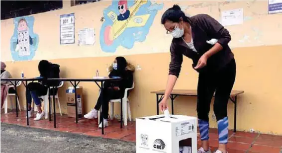  ??  ?? ELECCIONES. En Ibarra y Antonio Ante Lasso le ganó a Arauz.