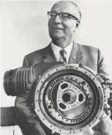  ??  ?? Below: Father of the Wankel rotary engine, Felix Wankel