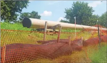  ?? DIGITAL FIRST MEDIA FILE PHOTO ?? This photo shows the County. Mariner East 2 pipeline running through East Goshen in Chester
