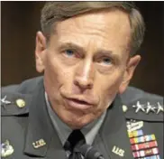  ?? AP FILE ?? Gen. David Petraeus