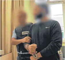  ?? FOTO: LIA ?? Ein 22-Jähriger muss für acht Jahre und neun Monate ins Gefängnis, nachdem er 46 Mal auf seine Ex-Freundin eingestoch­en hatte.