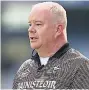  ??  ?? CHAMPIONS Kildare boss Joe Quaid watches on