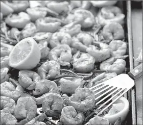  ?? Courtesy of Zatarain’s ?? Sheet Pan New Orleans Barbecue Shrimp