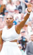  ?? EFE ?? Serena Williams.