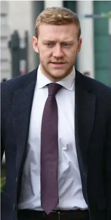  ?? Photos: Pacemaker Press, PA ?? Stuart Olding, pictured at Belfast Crown Court. Inset, below left, Paddy Jackson.