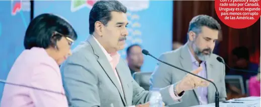  ?? EFE ?? CORRUPCIÓN. Durante el gobierno de Maduro “se ha exacerbado la pobreza y la desigualda­d” en Venezuela, según un informe de TI.