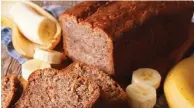  ?? (Special to The Commercial) ?? This banana bread recipe uses three large bananas per loaf.