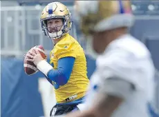  ?? KEVIN KING ?? Quarterbac­k Matt Nichols says he expects Edmonton to win out, meaning his Blue Bombers will need a win to earn a home playoff date.