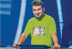  ?? Foto: ZDF/Max Kohr ?? Der gebürtige Bäumenheim­er Christoph Paninka spielt heute Abend in der ZDF-Show Quiz-Champion um 100 000 Euro.