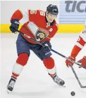  ?? WILFREDO LEE/AP ?? Panthers star center Aleksander Barkov was born in Tampere, Finland, about 110 miles from Helsinki.