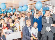  ?? FOTO: DPA ?? Heitere Stimmung herrscht auf der Landes-Wahlparty der AfD.