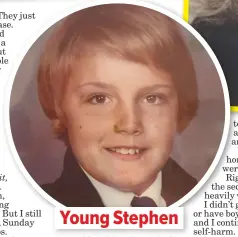  ??  ?? Young Stephen