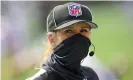  ?? Photograph: David Richard/ ?? Down judge Sarah Thomas is shown before a game between the Cleveland Browns and the Washington Football Team in September.