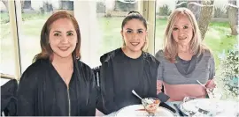  ??  ?? scarlet gonzález,
Mónica Aranda y Bety Carmona