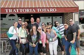  ?? FILE PHOTO ?? Participan­ts gather outside of Trattoria Totaro during a previous Conshohock­en Restaurant Rally.