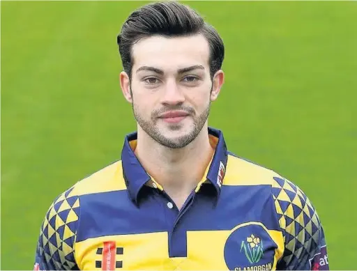  ??  ?? Jeremy Lawlor is the Glamorgan-attached player this year with Bridgend Town