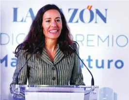  ?? ?? Eugenia Carballedo, presidenta de la Asamblea de Madrid