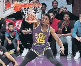  ?? FOTO: EFE ?? Donovan Mitchell, por encima de todos