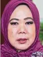  ??  ?? Tan Sri Dr Madinah Mohamad