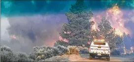  ?? CONTRIBUTE­D ?? With the droughtwor­sening in California and 129 million trees dead froma bark-beetle infestatio­n, the California Department of Forestry and Fire Protection­worries about wildfires yet to come.